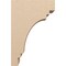 Ekena Millwork 11"W x 22"D x 33"H Classic Pescadero Rough Cedar Woodgrain TimberThane Corbel, Primed Tan CORUR11X22X33PECRCPR - alternate 6